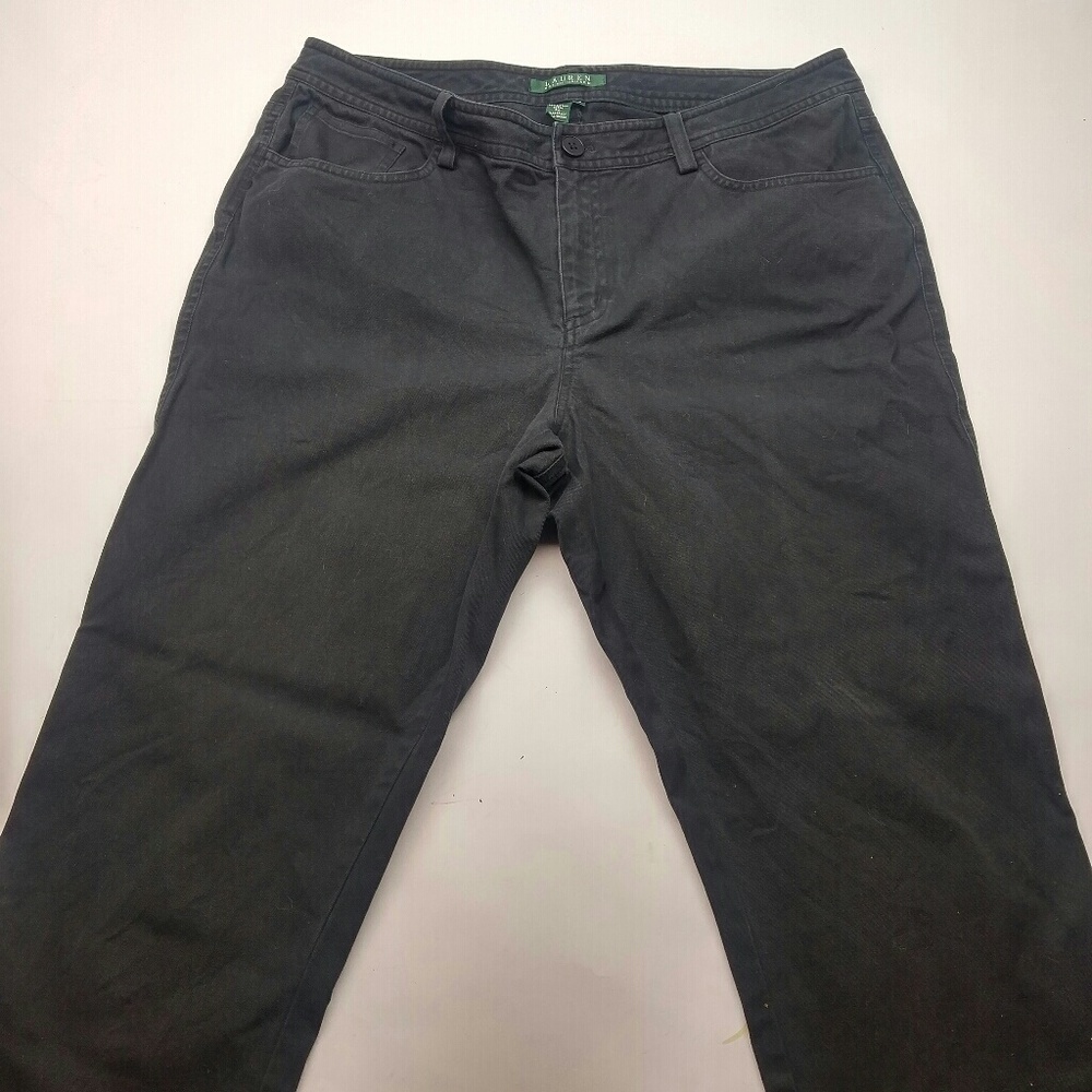 Ralph Lauren Jeans Denim Black SZ 12